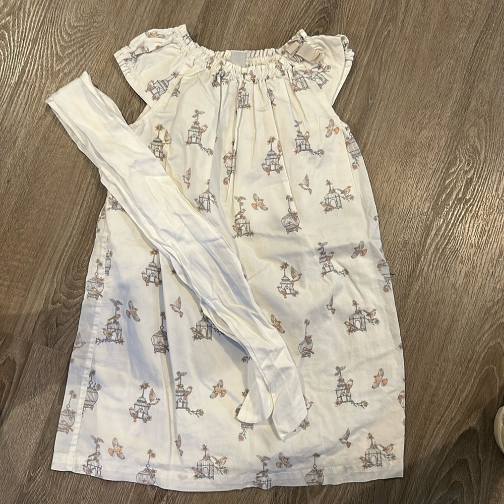 Marie Chantal bird cage dress
